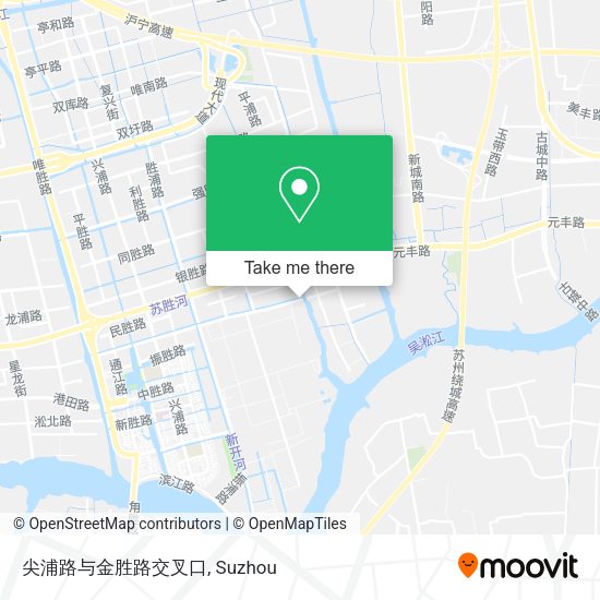 尖浦路与金胜路交叉口 map