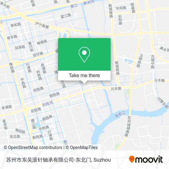 苏州市东吴滚针轴承有限公司-东北门 map