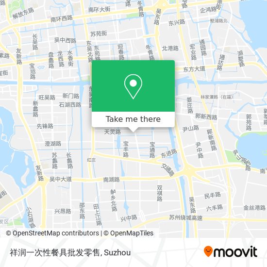 祥润一次性餐具批发零售 map