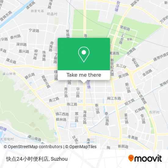 快点24小时便利店 map