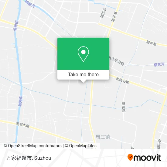 万家福超市 map