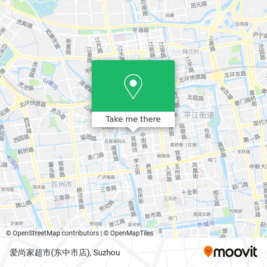 爱尚家超市(东中市店) map