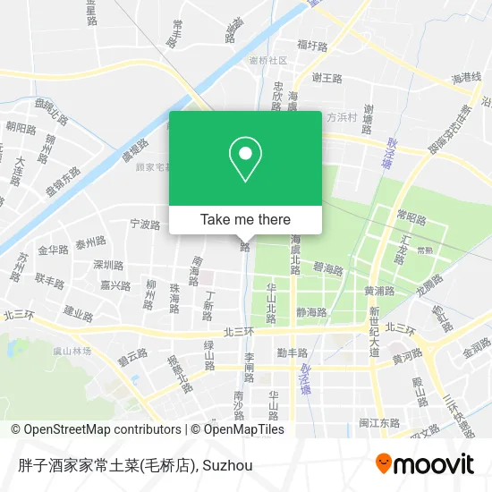 胖子酒家家常土菜(毛桥店) map