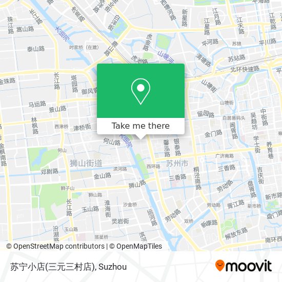 苏宁小店(三元三村店) map