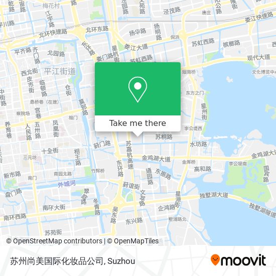 苏州尚美国际化妆品公司 map