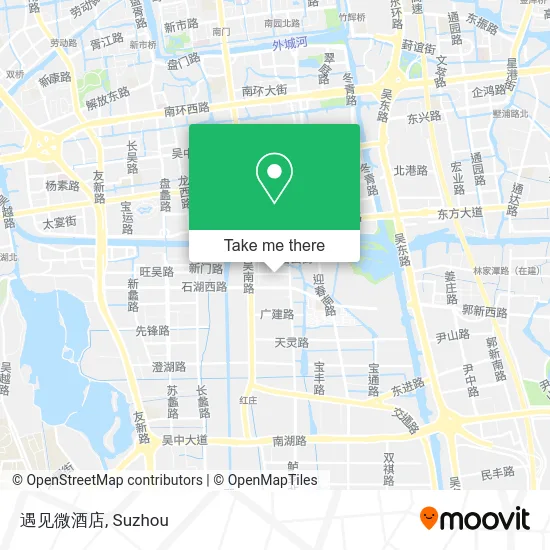 遇见微酒店 map