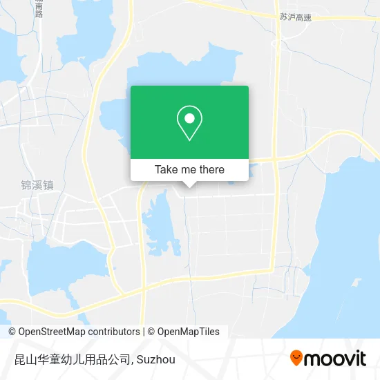 昆山华童幼儿用品公司 map