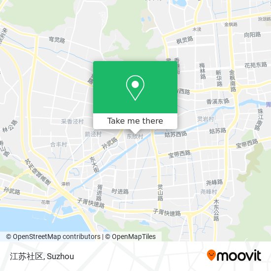 江苏社区 map