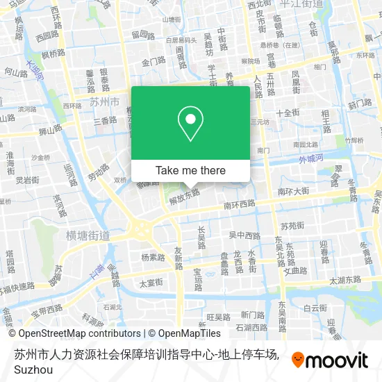 苏州市人力资源社会保障培训指导中心-地上停车场 map