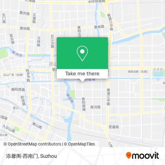 添馨阁-西南门 map