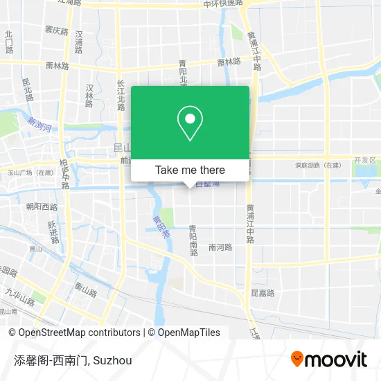 添馨阁-西南门 map