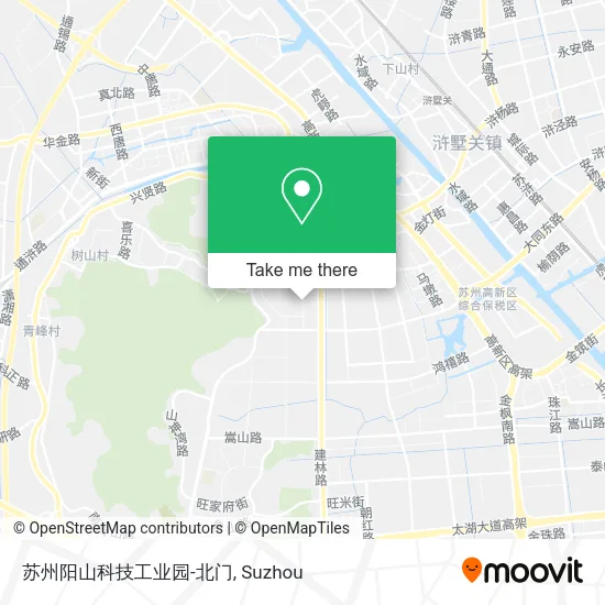 苏州阳山科技工业园-北门 map