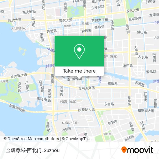 金辉尊域-西北门 map