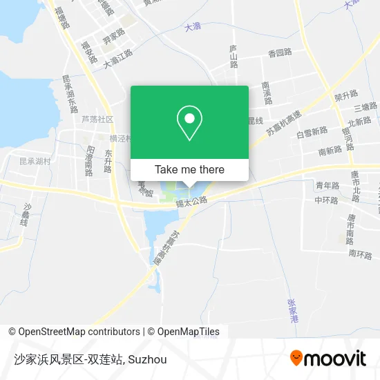 沙家浜风景区-双莲站 map