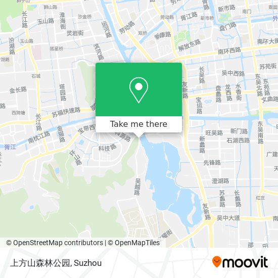 上方山森林公园 map