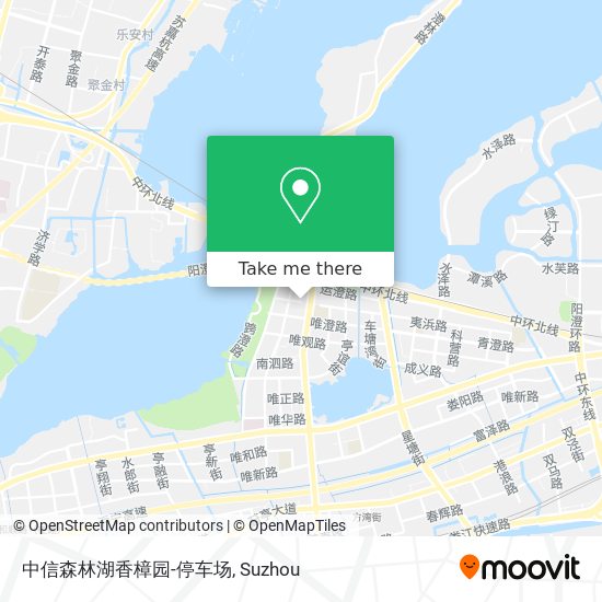 中信森林湖香樟园-停车场 map