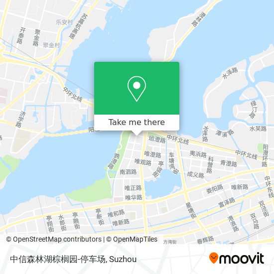 中信森林湖棕榈园-停车场 map