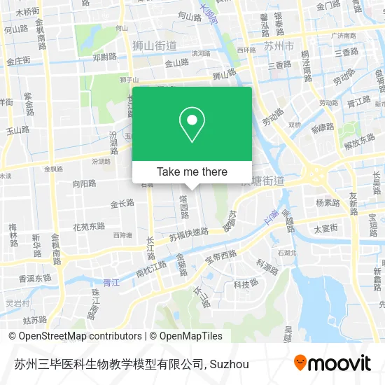 苏州三毕医科生物教学模型有限公司 map
