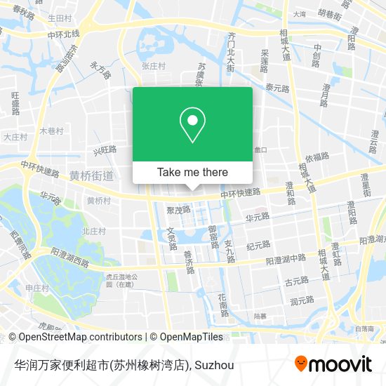 华润万家便利超市(苏州橡树湾店) map