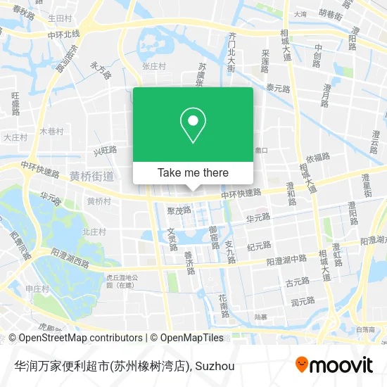 华润万家便利超市(苏州橡树湾店) map