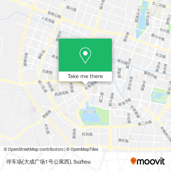 停车场(大成广场1号公寓西) map