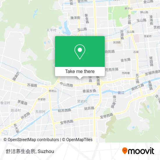 舒洁养生会所 map