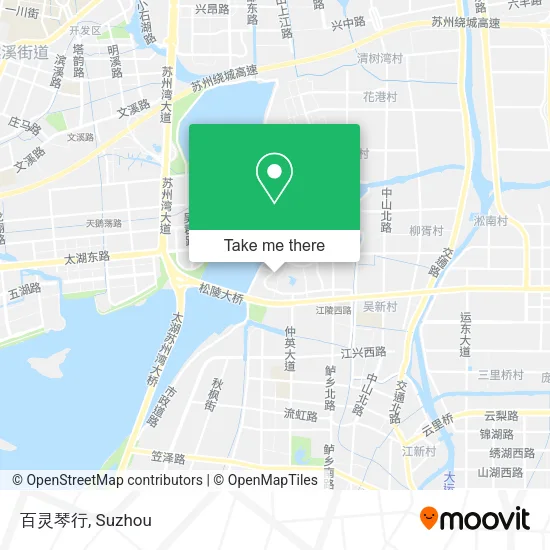 百灵琴行 map