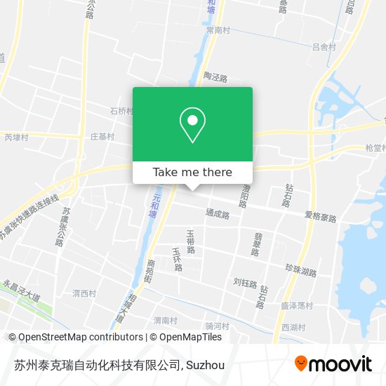 苏州泰克瑞自动化科技有限公司 map