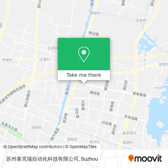苏州泰克瑞自动化科技有限公司 map