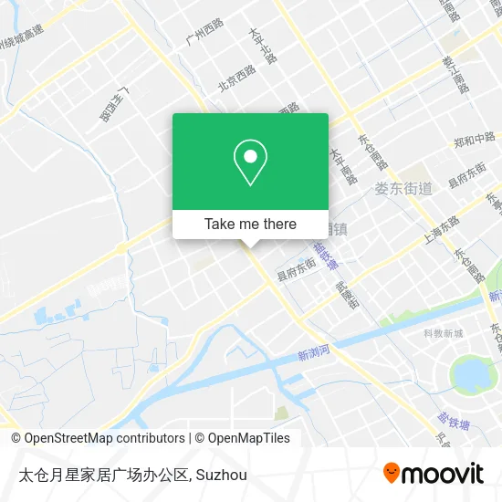 太仓月星家居广场办公区 map