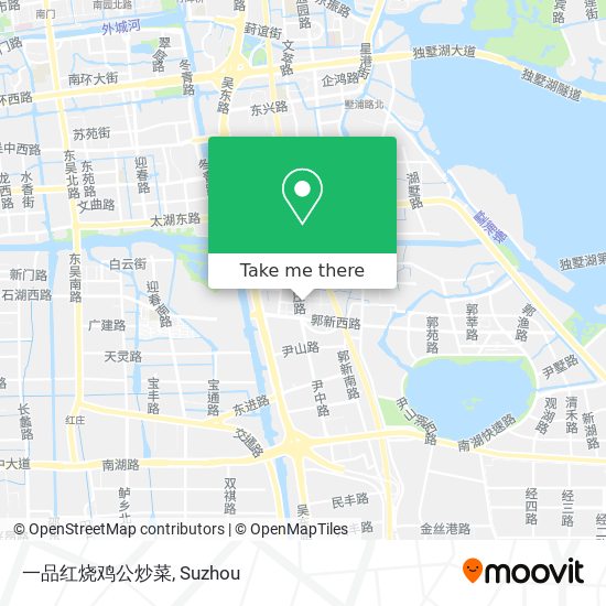 一品红烧鸡公炒菜 map