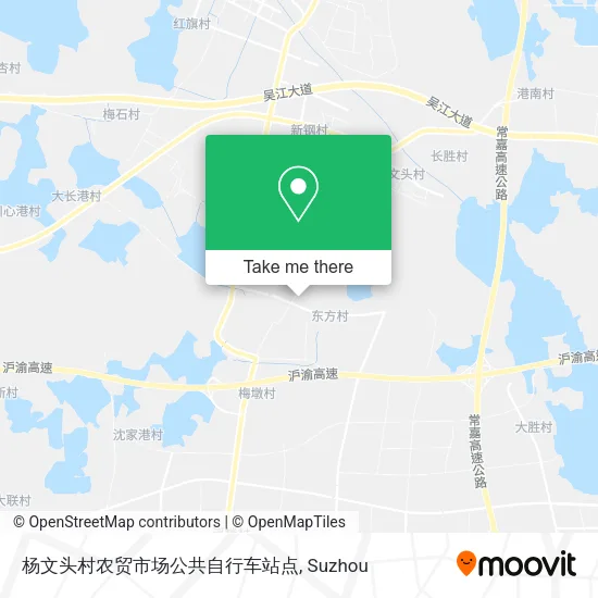 杨文头村农贸市场公共自行车站点 map