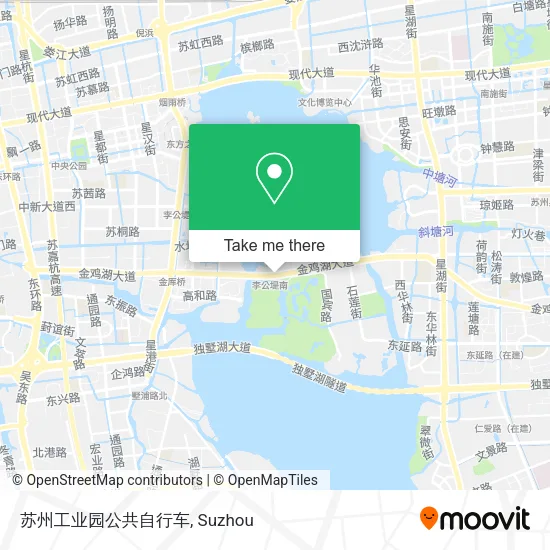 苏州工业园公共自行车 map