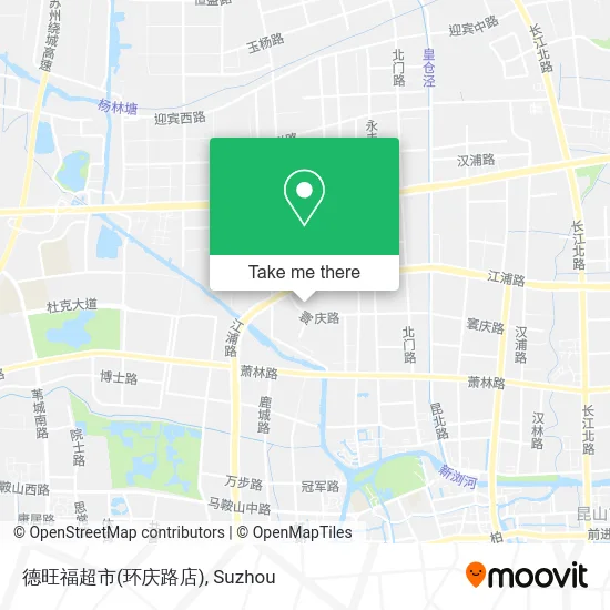 德旺福超市(环庆路店) map