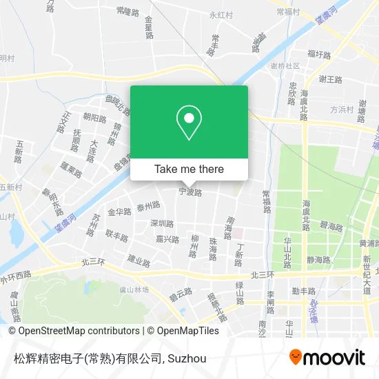 松辉精密电子(常熟)有限公司 map