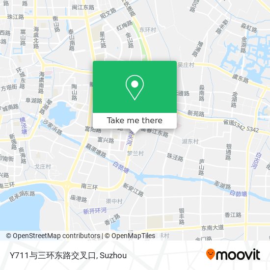 Y711与三环东路交叉口 map
