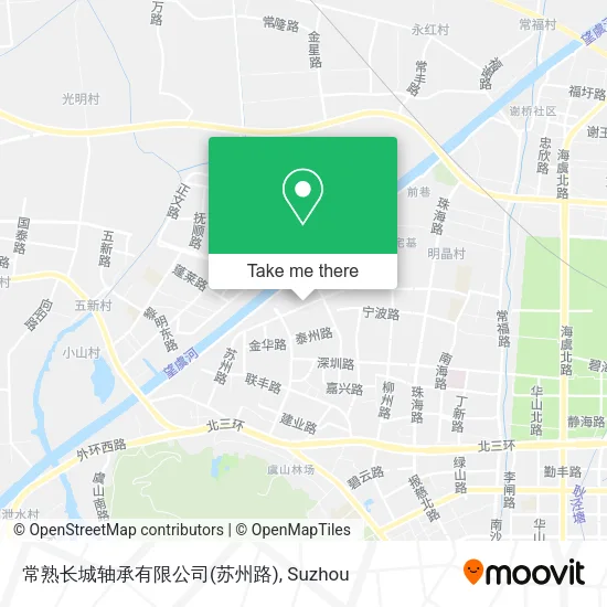 常熟长城轴承有限公司(苏州路) map