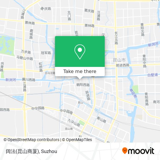 阔法(昆山商厦) map