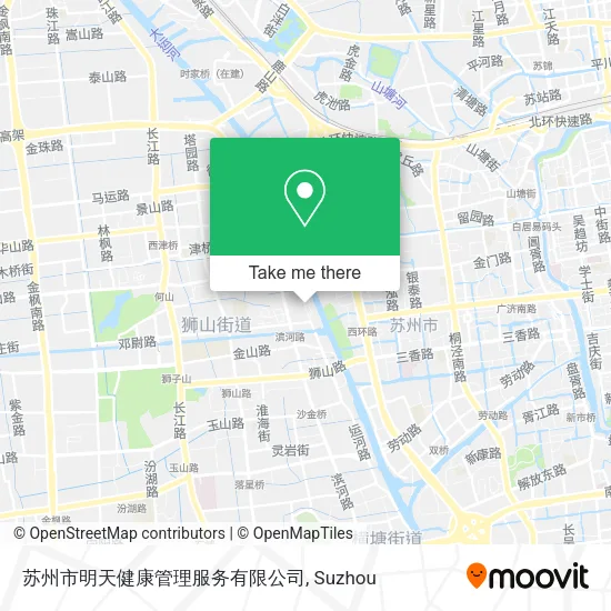 苏州市明天健康管理服务有限公司 map