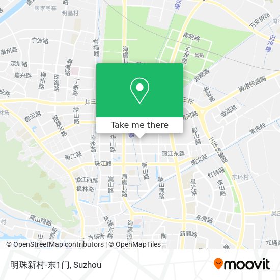 明珠新村-东1门 map