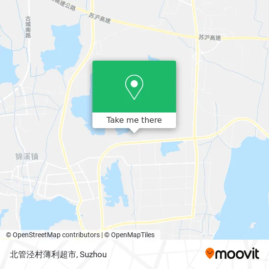 北管泾村薄利超市 map