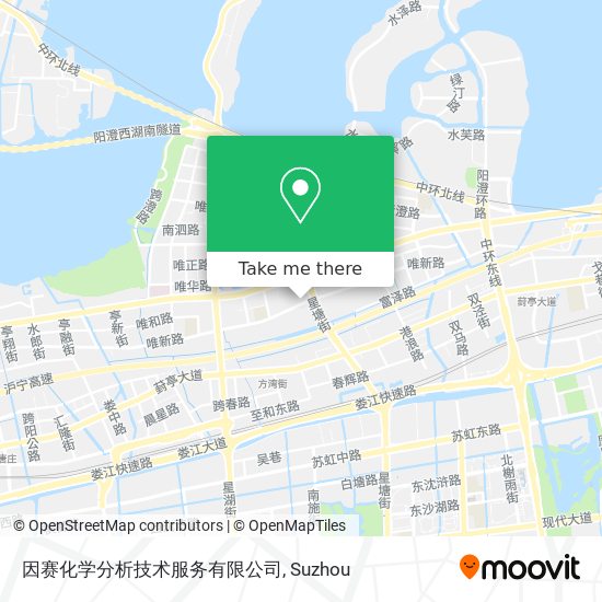 因赛化学分析技术服务有限公司 map