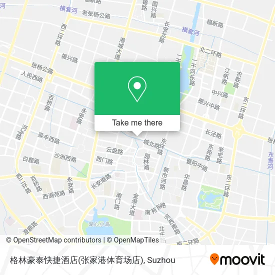 格林豪泰快捷酒店(张家港体育场店) map