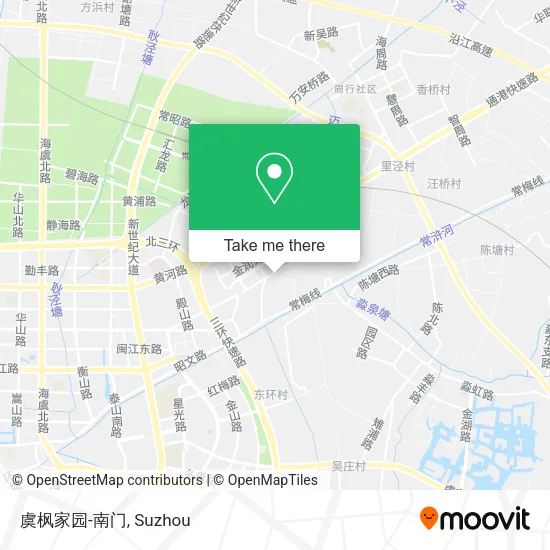 虞枫家园-南门 map