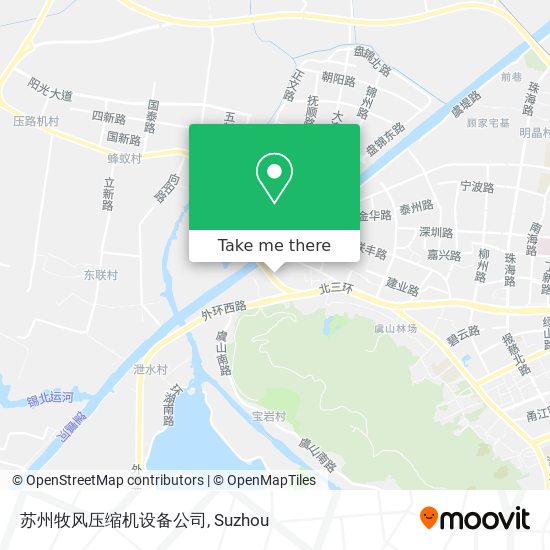 苏州牧风压缩机设备公司 map