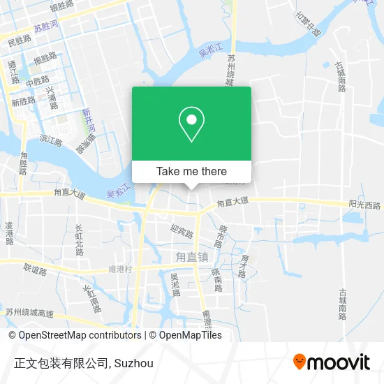 正文包装有限公司 map