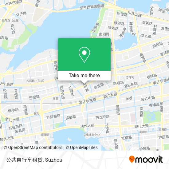 公共自行车租赁 map