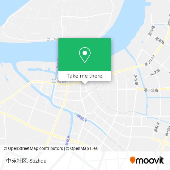 中苑社区 map