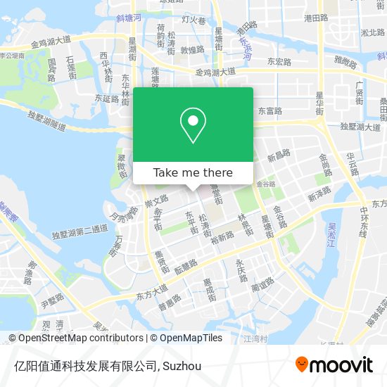亿阳值通科技发展有限公司 map