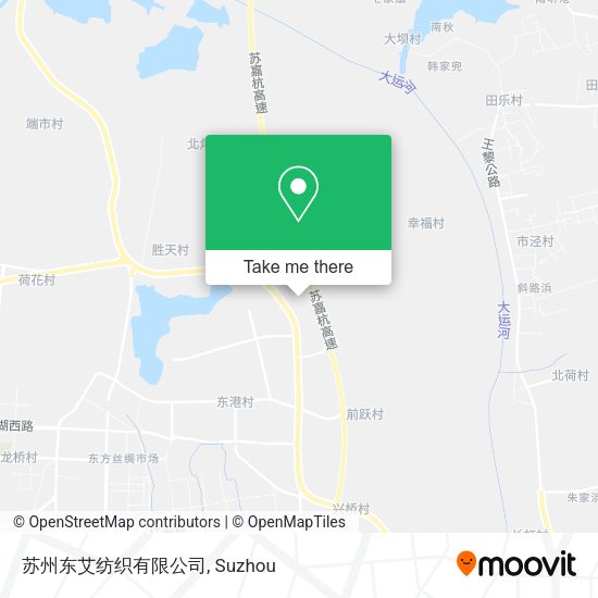 苏州东艾纺织有限公司 map